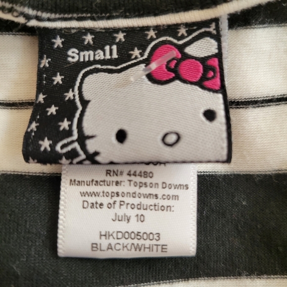 Sanrio Hello Kitty Long Striped Maxi Dress Size Small - Picture 5 of 5